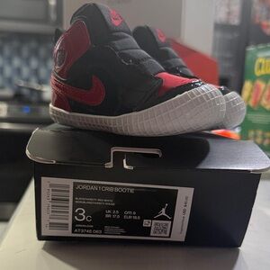 Jordan one crib bootie size 3c